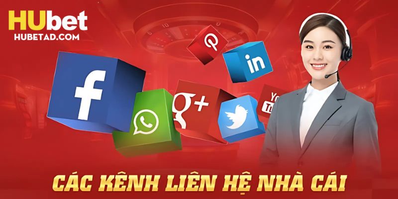 Truy cập trang chủ để liên hệ Hubet dễ dàng